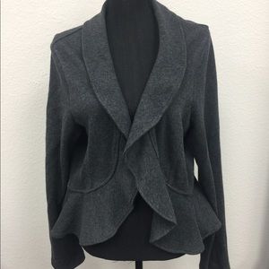 Torrid Military Ruffled Blazer